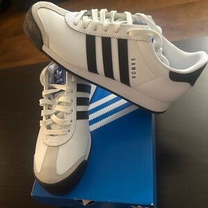 Adidas Samoa White with Black Accents
